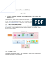 Introduction To Scikit Learn