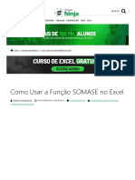 Função SOMASE No Excel