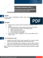 Tugas Praktik Mandiri Sesi 1: Mendeskripsikan Aktivitas Untuk Meningkatkan Keterampilan Berkomunikasi
