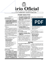 Diário Oficial: Poder Executivo