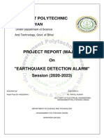 Earthquake Alarm Project PDF