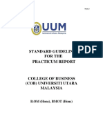 Practicum Report Writing Guidelines - Pom & Mot