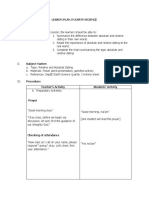 Lesson Plan in Relative and Absolute Dating