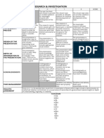 Diagnostic Evaluation Rubric Objective 3