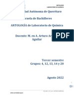 ANTOLOGÍA Laboratorio de Química 2022-2