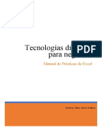 Manual de Prácticas de Excel 