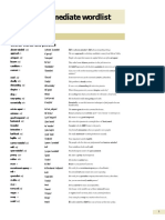 Upper Intermediate Wordlist