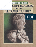 Robert M. Grant - Greek Apologists of The Second Century-The Westminster Press (1988)