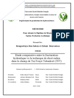 Etude Comparative Entre La Fracturation Hydraulique Vs La Technique de Short Radius Dans Le Champ de Tin Fouyé Tabankort (TFT)