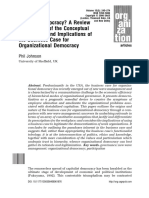 Johnson 2006 - Whence Democracy - A Review and Critique of The Conceptual Dimensions and Implicatios of The Business Case For OD