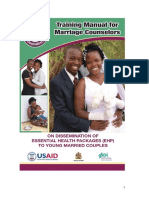 Faith Based Marriage Counselors Training Manual Revised 14th May 2014