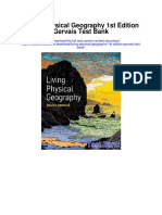 Living Physical Geography 1st Edition Gervais Test Bank