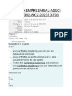 Autoevaluacion 3 de Derecho Empresarial