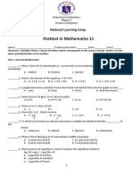 Math-11 Posttest NLC Final