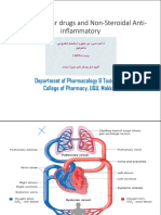 Lect 8 & 9 - Cardiovascular and NSAIDs