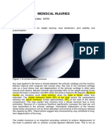 Meniscal Injuries