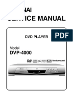 DVP-4000 Service Manual