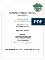 Reporte de Practica 1 Quimica2-2