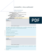 Desarrollo Sustentable y Ética Ambiental