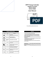 MPPT Charge Controller: User Manual