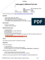 Remote Code Page Is Different From The System Code Page