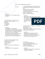 Computer Networks and Security MCQ