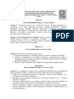 Normativo de Evaluación y Promoción Estudiantil CEMA 2005