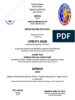 CERTIFICATES OF DIPLOMA Senior High School