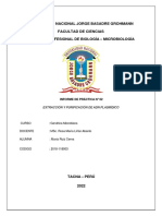 Informe 2 - Extracion y Purificacion de ADN Plasmidico