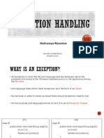 Exception Handling