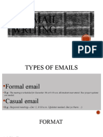 E-Mail Writing