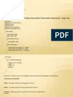 Class - Collection of Objects Object - Instance of A Class Encapsulation - Process of Binding Data Members and Member Functions Into Single Unit