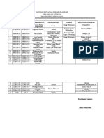 Jadwal Kegiatan Sehari Seakrab Panitia