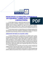 Principais Alteracoes Hormonais em Equinos Correlacao Clinico Laboratorial