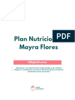 Plan Nutricional 1 - Mayra Flores