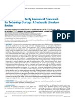 Cyber Security Maturity Assessment Framework For Technology Startups A Systematic Literature Review