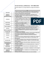 Taller #4 - Asociación de Términos y Definiciones 14001