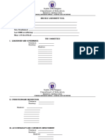 SBM Self Assessment Tool