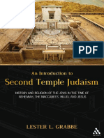 Grabbe - INTRODUCTION TO SECOND TREMPLE JUDAISM (2010)