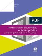 Mendez, I. & N. Loza (2013) Instituciones Electorales, Opinion Pública y Poderes Locales en México