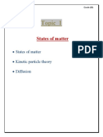 Ch. 1 States of Matter 2023 Year 10