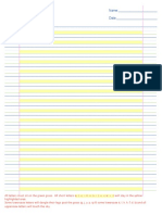 Printable Lined Paper