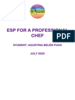 Esp For A Professional Chef