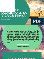 L8 Madurez y Equilibrio en La Vida Cristiana