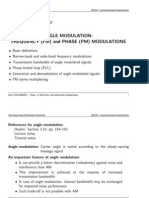 Frequency (FM) and Phase (PM) Modulations