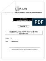 02 GR 12 MATH TOPIC TEST 1 OF 2020 - STATISTICS