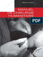 Manuel de Chirurgie Humanitaire Sommaire