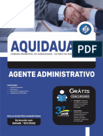 Apostila Aquidauana Agente Administrativo