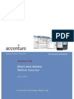 Accenture CAS Direct Store Delivery Webinar Transcript