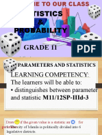 Parameter and Statistics